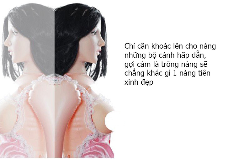 Búp bê bơm hơi nữ y tá giả cao cấp giải tỏa sinh lý