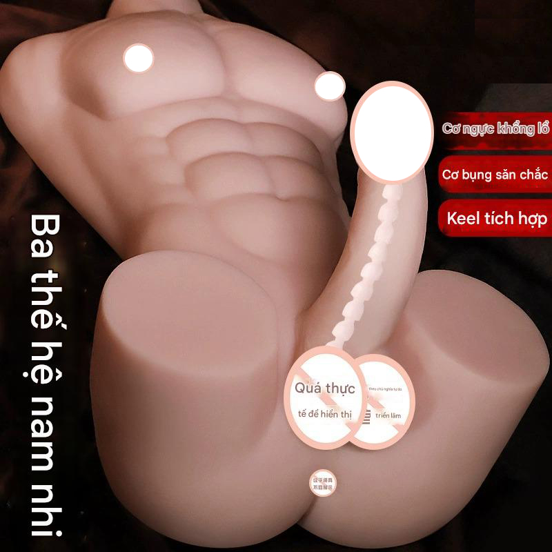 Compact Male Silicone Doll Realistic Pleasure Toy