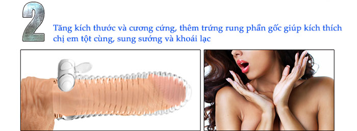 Bao đôn CoBiiy có rung silicon an toàn kéo dài thời gian quan hệ