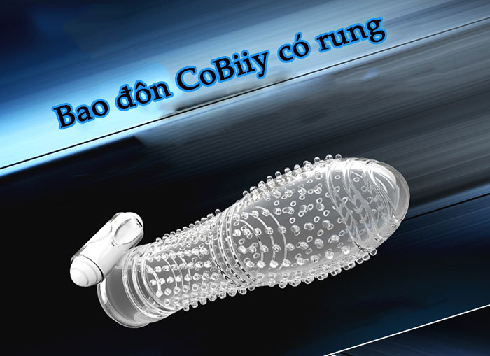 Bao đôn CoBiiy có rung silicon an toàn kéo dài thời gian quan hệ