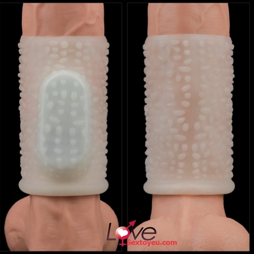 Khúc đôn silicon Lovetoy gai nhám có rung kích thích khoái cảm cực mạnh