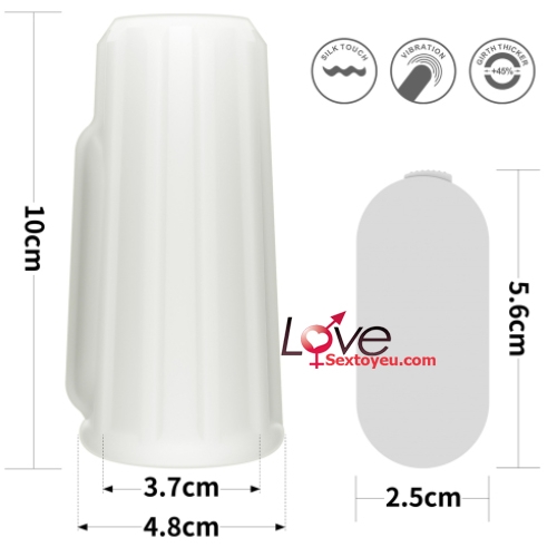 Khúc đôn silicon Lovetoy gân nổi rung chống xuất tinh sớm hiệu quả