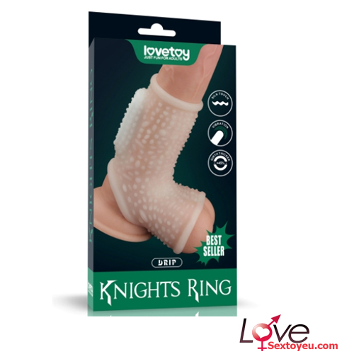 Khúc đôn silicon gai nhám Lovetoy có rung chống xuất tinh sớm tăng khoái cảm