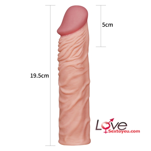 Bao đôn 5 phân gân Lovetoy silicon y tế chống xuất tinh