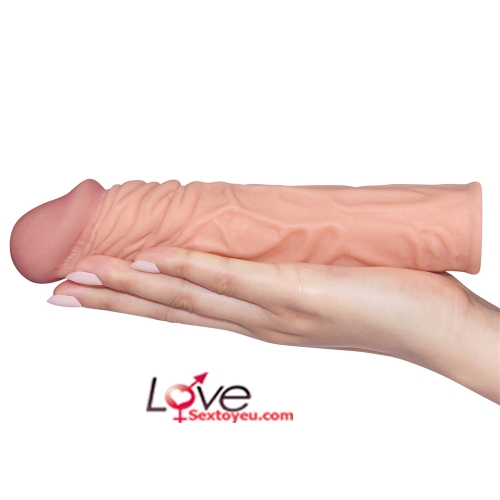 Bao đôn 5 phân gân Lovetoy silicon y tế chống xuất tinh