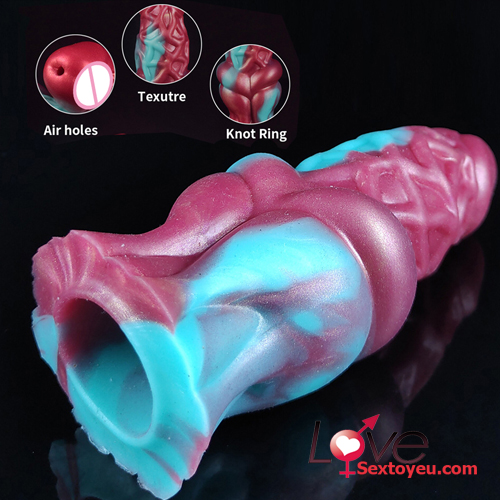 Bao Cao Su Đôn Khủng Gân Guốc Silicon Mềm Mại Chống Xuất Tinh