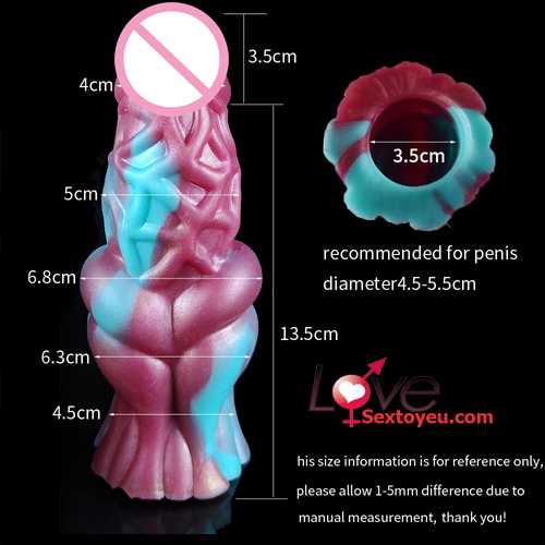 Bao Cao Su Đôn Khủng Gân Guốc Silicon Mềm Mại Chống Xuất Tinh