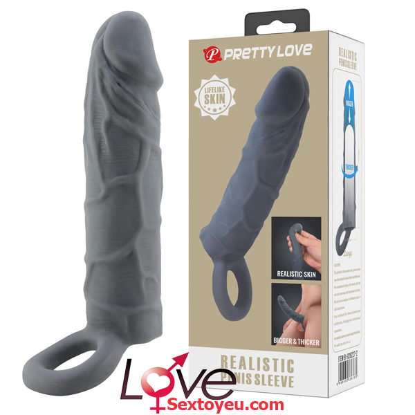 Bao đôn silicon đen mềm dẻo quay đeo tiện lợi tăng khoái cảm