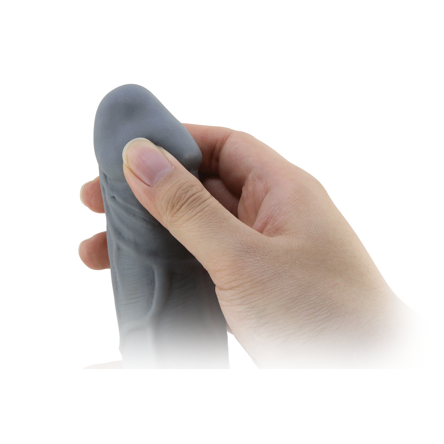 Bao đôn silicon đen mềm dẻo quay đeo tiện lợi tăng khoái cảm