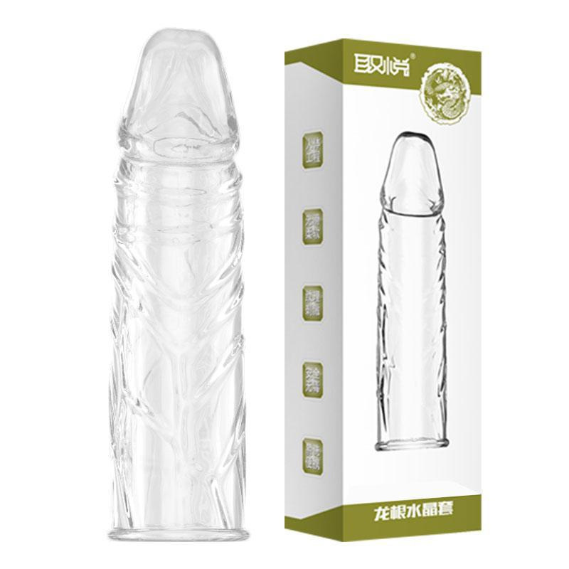 Bao đôn dên silicon trong suốt, tăng kích thước, thỏa mãn bạn tình