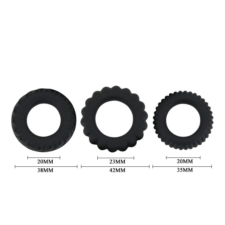 Bộ 3 vòng gai titan hỗ trợ cương lâu chống xuất tinh sớm hiệu quả Bộ 3 vòng gai titan hỗ trợ cương lâu chống xuất tinh sớm hiệu quả