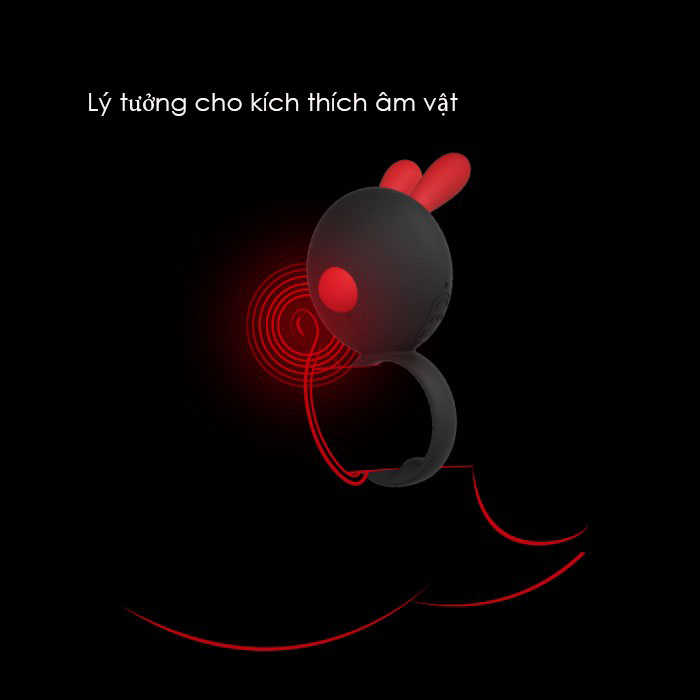 Vòng rung thỏ 2in1 kích thích kép kéo dài lâu