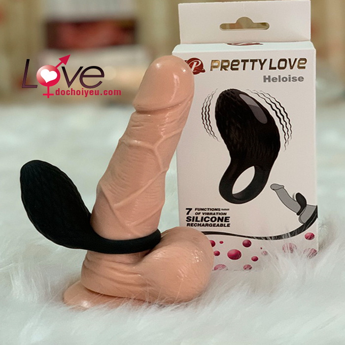 Vòng rung liếm Prettylove Heloise 7 chế độ sạc pin, cảm giác cực đã