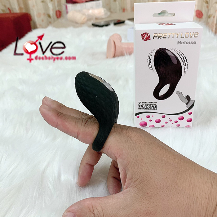 Vòng rung liếm Prettylove Heloise 7 chế độ sạc pin, cảm giác cực đã