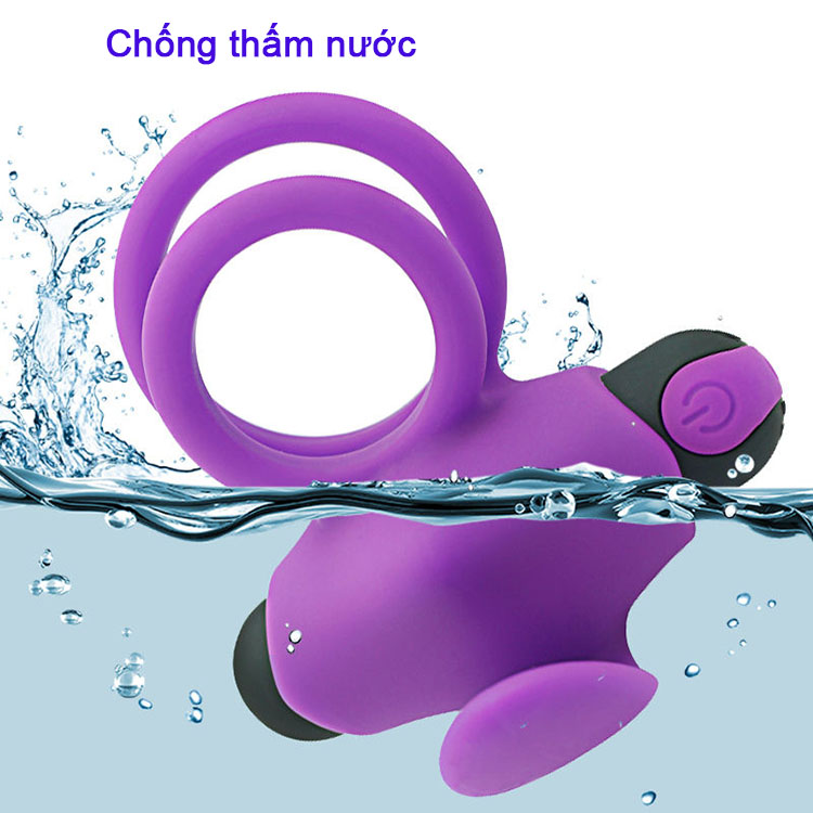 Vòng rung liếm lưỡi cao cấp sạc pin, điều khiển từ xa tiện lợi