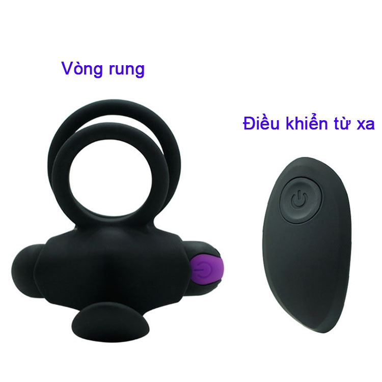 Vòng rung liếm lưỡi cao cấp sạc pin, điều khiển từ xa tiện lợi