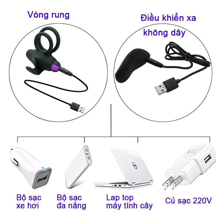 Vòng rung liếm lưỡi cao cấp sạc pin, điều khiển từ xa tiện lợi