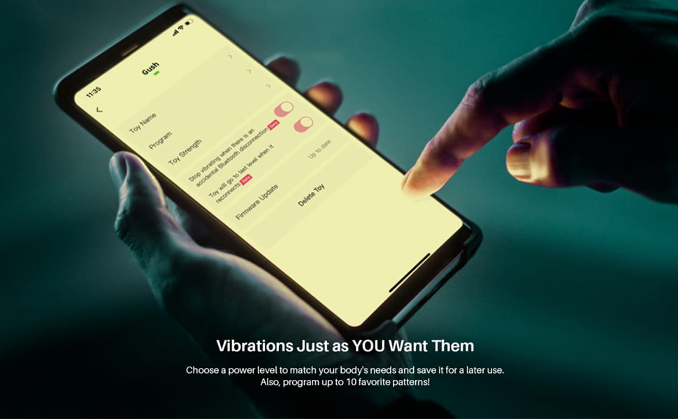 Máy rung Lovense Gush cao cấp điều khiển qua app tăng khoái cảm nam