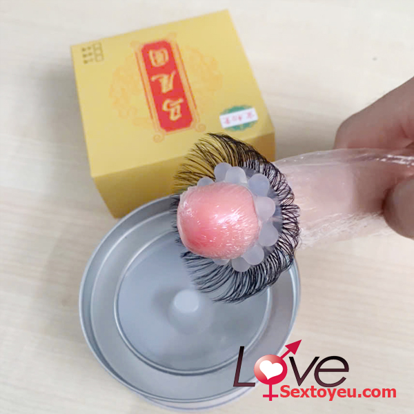 Vòng lông ngựa đôn bi tăng khoái cảm đeo đầu dương vật