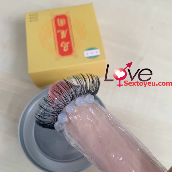 Vòng lông ngựa đôn bi tăng khoái cảm đeo đầu dương vật