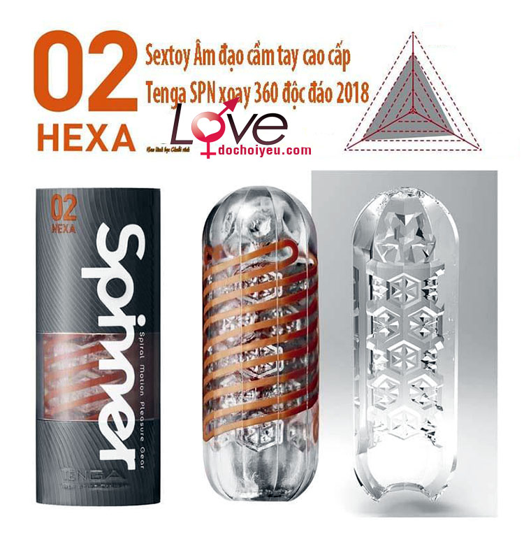 Cốc thủ dâm Tenga Spinner Nhật Bản sang trọng, trải nghiệm đỉnh cao