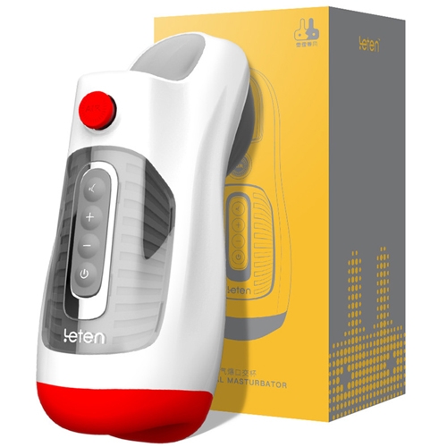 Cốc bú mút tự động Leten Air Burst silicon TPE cao cấp điều khiển giọng nói