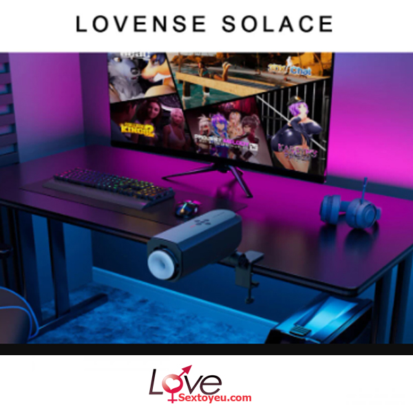 Máy thủ dâm Lovense Solace cao cấp điều khiển app siêu thực