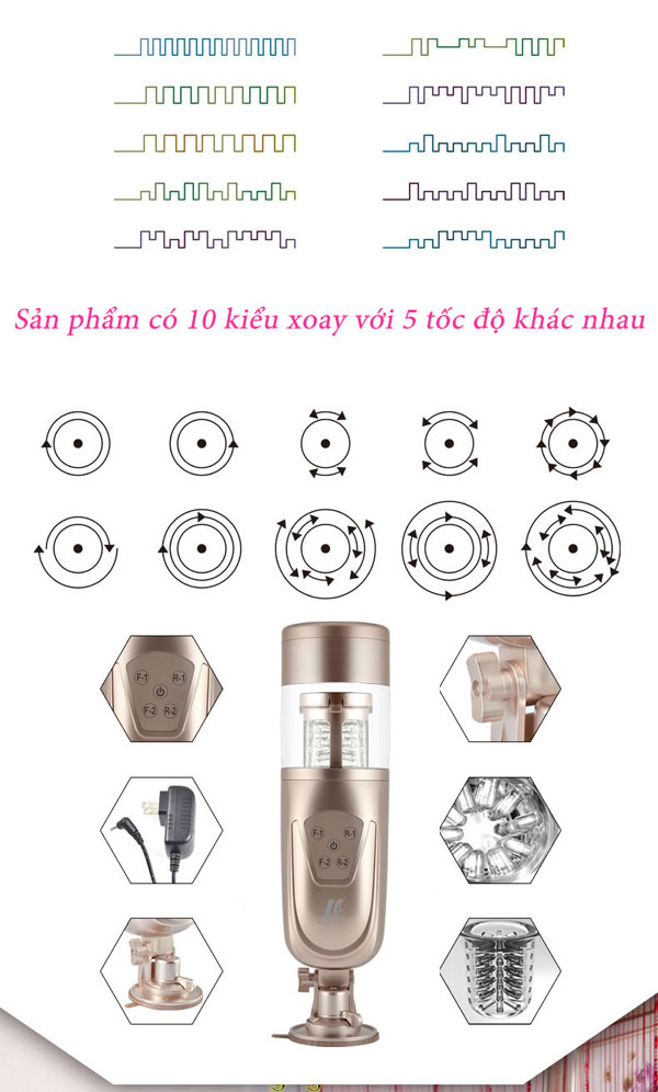 Flashing Lover Wall-Mounted Automatic Male Masturbator