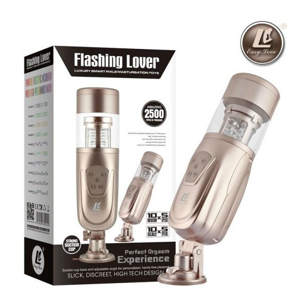 Flashing Lover Wall-Mounted Automatic Male Masturbator