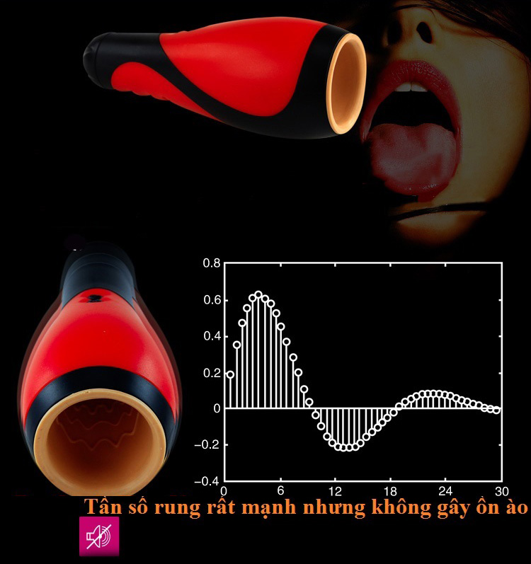 Cốc thủ dâm 30 chế độ rung mạnh mẽ xoay 180 độ sướng tuyệt
