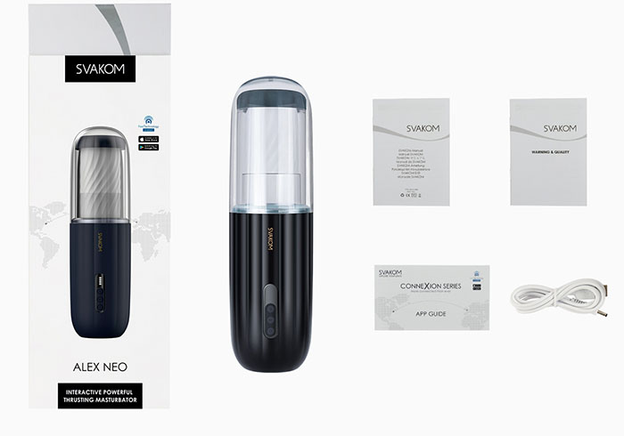 Âm đạo tự động Svakom Alex Neo tương tác qua App điều khiển từ xa