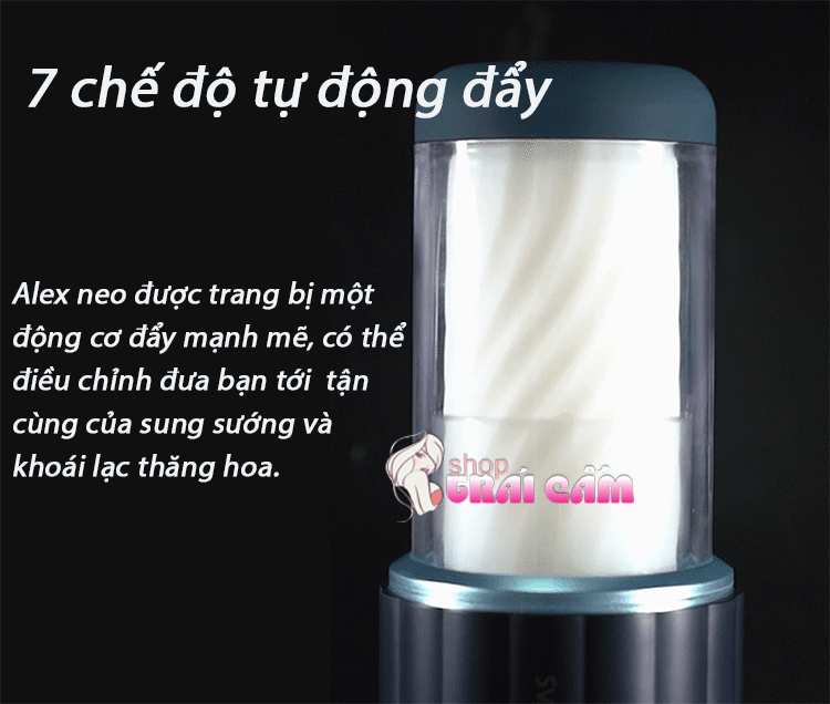 Âm đạo tự động Svakom Alex Neo tương tác qua App điều khiển từ xa