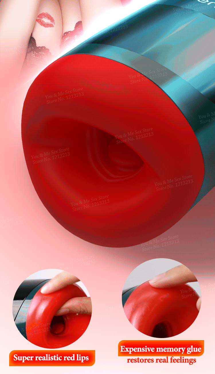 Máy Leten Air Blowjob rung ấm sưởi kích thích mạnh mẽ