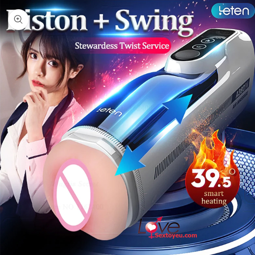 Máy rung thụt Leten A380 V.4 sưởi ấm, màn hình LCD, cực đã