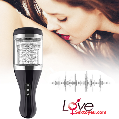 Cốc thủ dâm tự động xoay 360 độ nhỏ gọn mạnh mẽ siêu kích thích