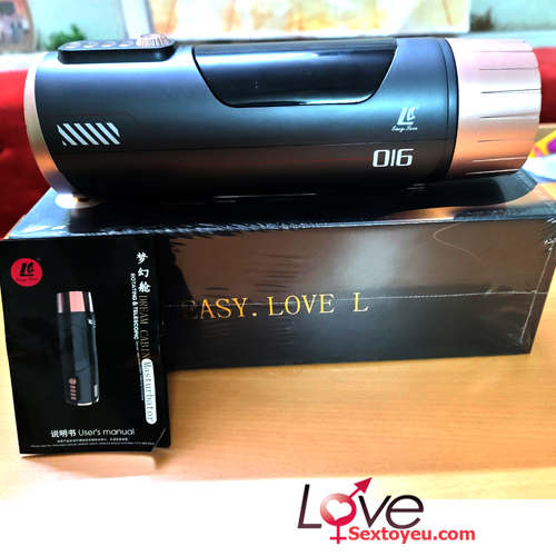 Âm đạo giả tự động Dream Cabin thụt rên toả nhiệt pin sạc tiện lợi