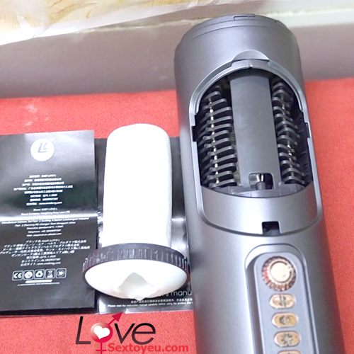 Âm đạo giả tự động Dream Cabin thụt rên toả nhiệt pin sạc tiện lợi