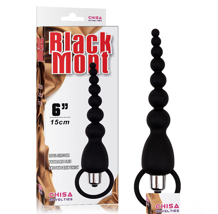 Máy rung hậu môn Black Mont Tăng khoái cảm Bền bỉ Đa chế độ