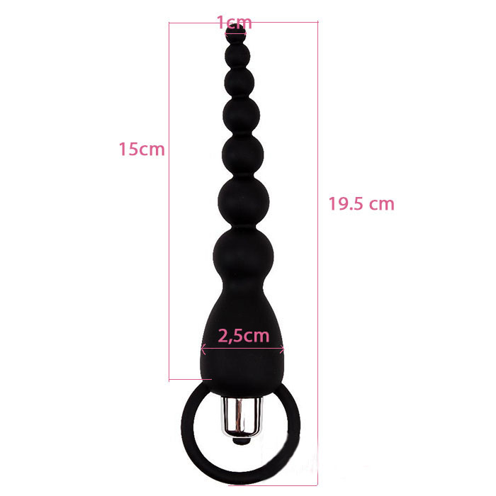 Máy rung hậu môn Black Mont Tăng khoái cảm Bền bỉ Đa chế độ
