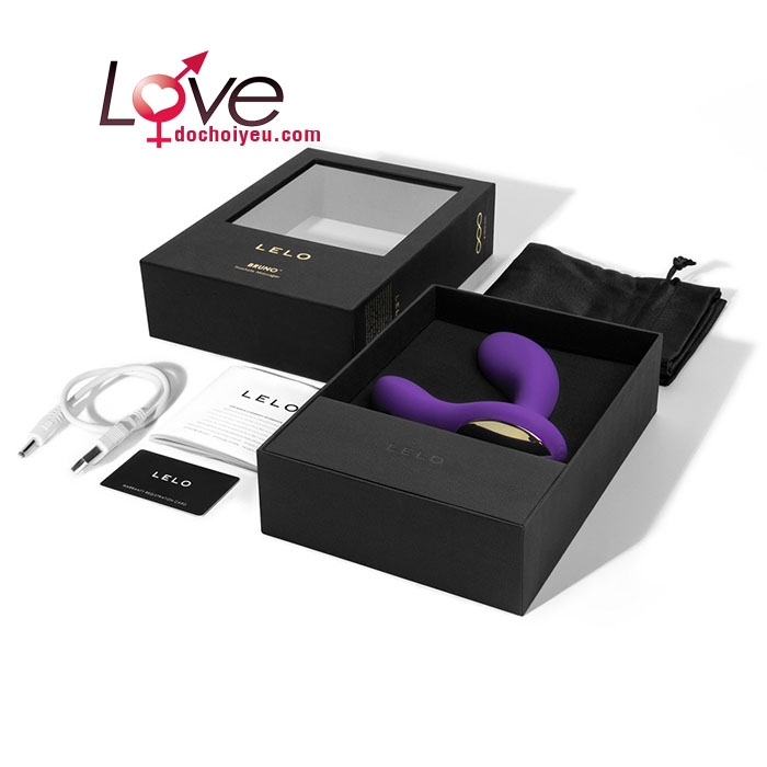 Máy rung hậu môn cao cấp Lelo Bruno silicon ABS kích thích mạnh mẽ