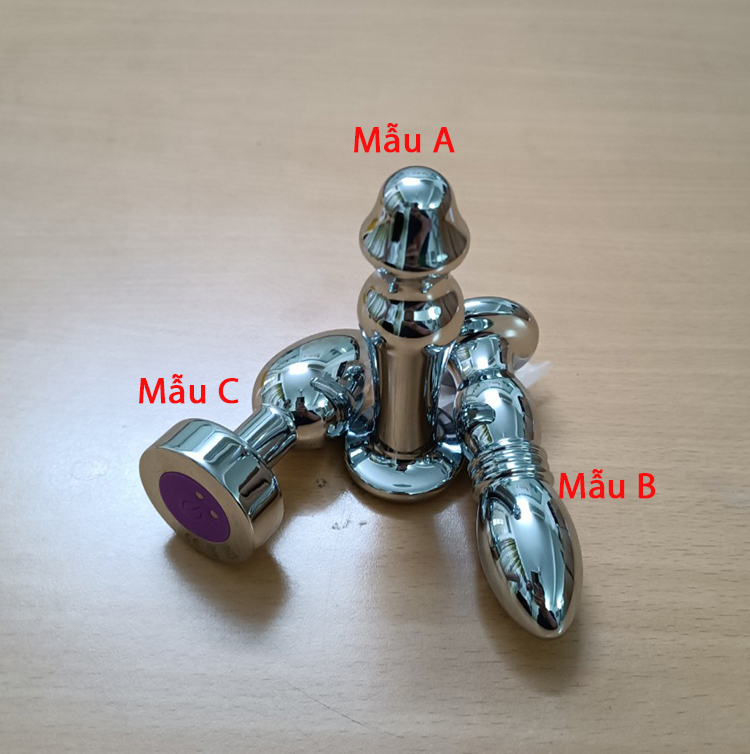 Plug hậu môn rung đa tần inox kích thích mạnh