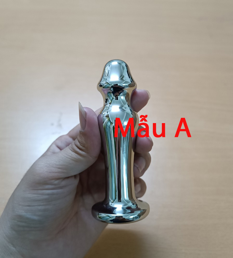 Plug hậu môn rung đa tần inox kích thích mạnh