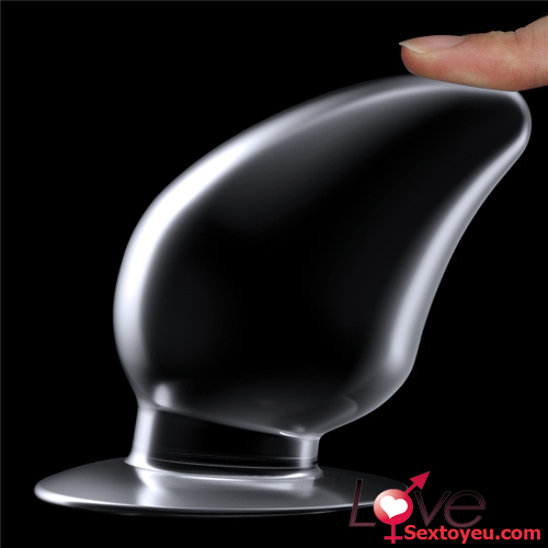 Large Transparent Silicone Anal Plug Soft & Safe Lovetoy