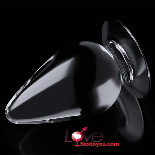 Large Transparent Silicone Anal Plug Soft & Safe Lovetoy