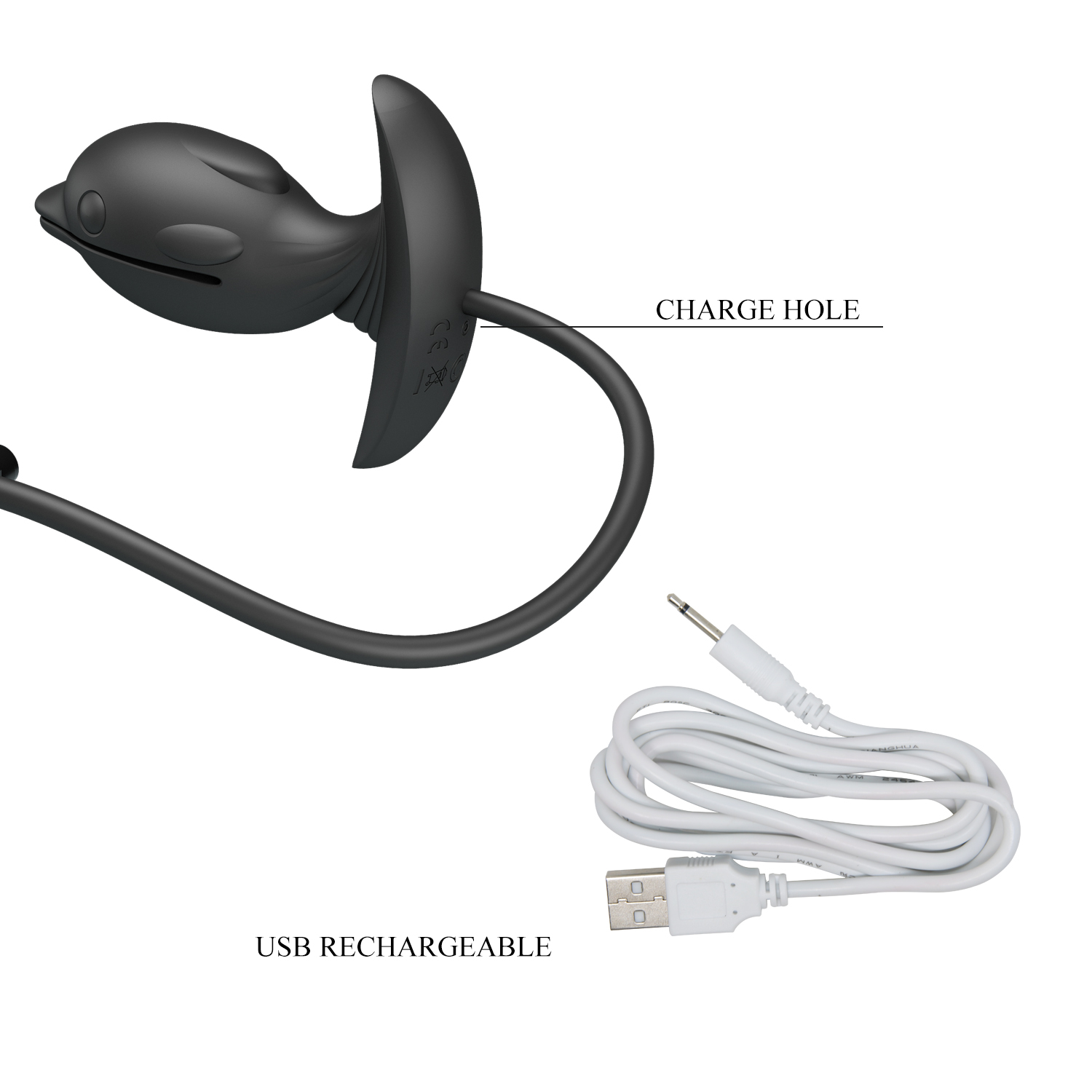 Dụng cụ bơm hơi hậu môn silicon 10 chức năng rung sạc USB