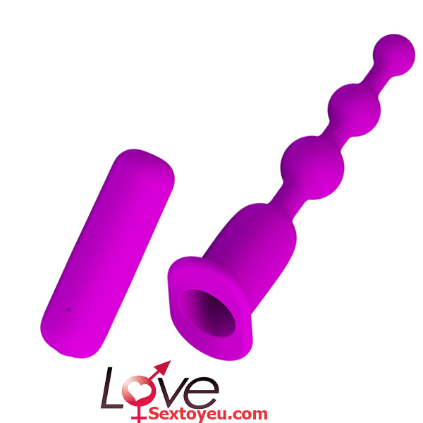 Que rung hậu môn Prettylove Hermosa pin sạc 12 chế độ kích thích