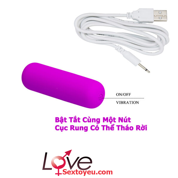 Que rung hậu môn Prettylove Hermosa pin sạc 12 chế độ kích thích