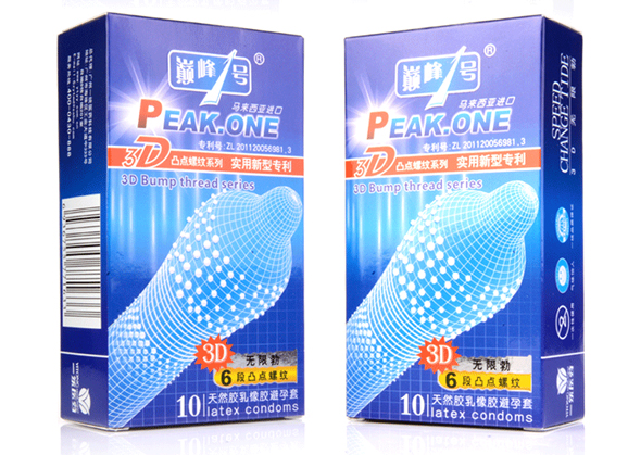 Bao cao su siêu gai 3D mỏng kích thích mạnh phong cách tin cậy