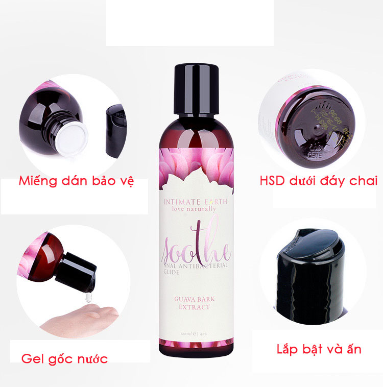 Gel hậu môn siêu trơn diệt khuẩn Soothe kích thích mua ngay