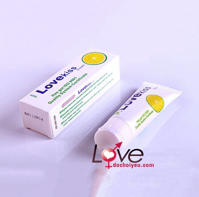 Gel bôi trơn Love Kiss hương chanh tăng khoái cảm nam nữ 
